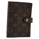 LOUIS VUITTON Monogram Agenda PM Day Planner Cover R20005 LV Auth yk20334-1