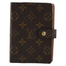 LOUIS VUITTON Monogram Agenda PM Day Planner Cover R20005 LV Auth yk20334-13