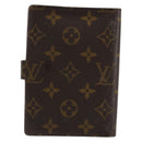 LOUIS VUITTON Monogram Agenda PM Day Planner Cover R20005 LV Auth yk20334-2