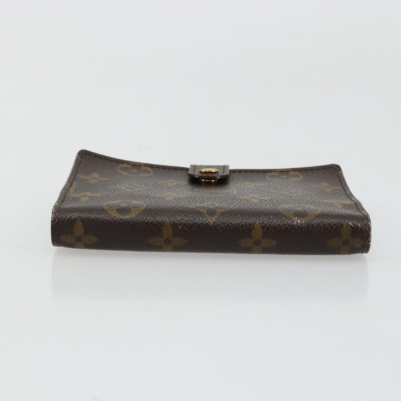 LOUIS VUITTON Monogram Agenda PM Day Planner Cover R20005 LV Auth yk20334