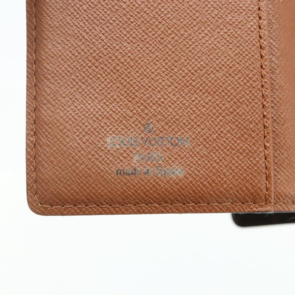 LOUIS VUITTON Monogram Agenda PM Day Planner Cover R20005 LV Auth yk20335