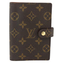 LOUIS VUITTON Monogram Agenda PM Day Planner Cover R20005 LV Auth yk20335-13