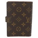LOUIS VUITTON Monogram Agenda PM Day Planner Cover R20005 LV Auth yk20335-2