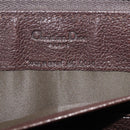 Christian Dior Trotter Canvas Long Wallet Brown Silver Auth yk20342A-22