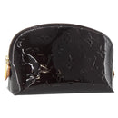 LOUIS VUITTON Monogram Vernis Pochette Cosmetic PM Amarante M91495 Auth yk20343-1