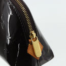 LOUIS VUITTON Monogram Vernis Pochette Cosmetic PM Amarante M91495 Auth yk20343-8