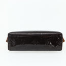 LOUIS VUITTON Monogram Vernis Pochette Cosmetic PM Amarante M91495 Auth yk20343-6
