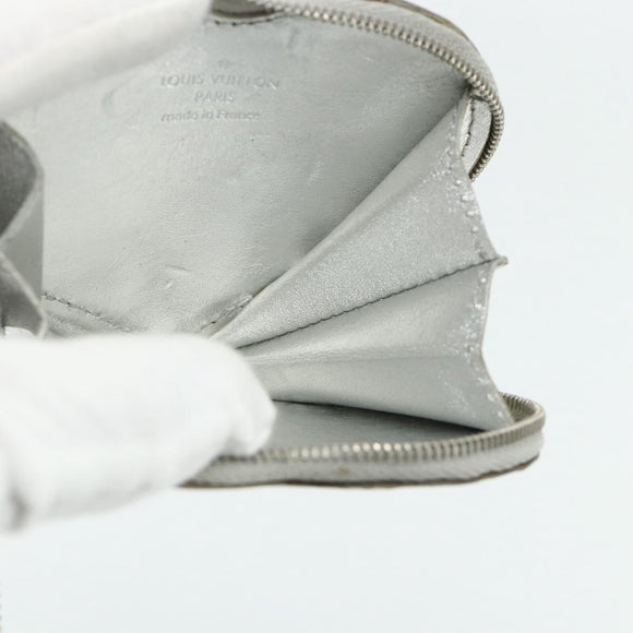 LOUIS VUITTON Miroir Porte Monnaie Coeur Coin Purse Silver M93566 Auth yk20346A