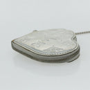 LOUIS VUITTON Miroir Porte Monnaie Coeur Coin Purse Silver M93566 Auth yk20346A-3