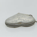 LOUIS VUITTON Miroir Porte Monnaie Coeur Coin Purse Silver M93566 Auth yk20346A-5