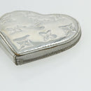 LOUIS VUITTON Miroir Porte Monnaie Coeur Coin Purse Silver M93566 Auth yk20346A-8