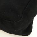 FENDI Mamma Baguette Shoulder Bag Suede Black Gold Auth yk20351SAM-16