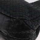 BOTTEGA VENETA INTRECCIATO Campana Tas Leer Bruin Zilver Auth yk20360SAV-15