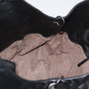 BOTTEGA VENETA INTRECCIATO Campana Tas Leer Bruin Zilver Auth yk20360SAV-19