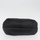 BOTTEGA VENETA INTRECCIATO Campana Tas Leer Bruin Zilver Auth yk20360SAV-5