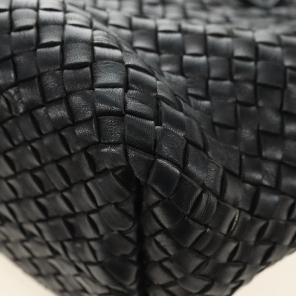 BOTTEGA VENETA INTRECCIATO Cabas PM Tasche Leder Schwarz 141498 Auth yk20364SAV
