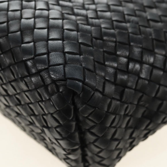 BOTTEGA VENETA INTRECCIATO Cabas PM Tasche Leder Schwarz 141498 Auth yk20364SAV