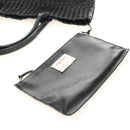 BOTTEGA VENETA INTRECCIATO Cabas PM Tasche Leder Schwarz 141498 Auth yk20364SAV-17