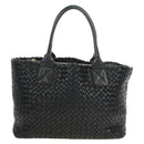 BOTTEGA VENETA INTRECCIATO Cabas PM Tasche Leder Schwarz 141498 Auth yk20364SAV-13