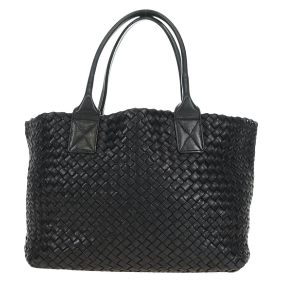 BOTTEGA VENETA INTRECCIATO Cabas PM Tasche Leder Schwarz 141498 Auth yk20364SAV