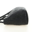 BOTTEGA VENETA INTRECCIATO Cabas PM Tasche Leder Schwarz 141498 Auth yk20364SAV-3