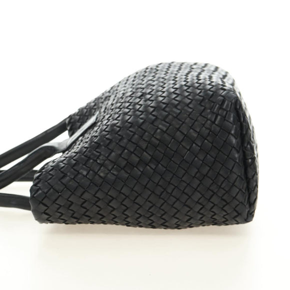 BOTTEGA VENETA INTRECCIATO Cabas PM Tasche Leder Schwarz 141498 Auth yk20364SAV