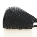 BOTTEGA VENETA INTRECCIATO Cabas PM Tasche Leder Schwarz 141498 Auth yk20364SAV-4