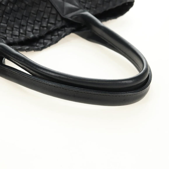 BOTTEGA VENETA INTRECCIATO Cabas PM Tasche Leder Schwarz 141498 Auth yk20364SAV