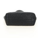 BOTTEGA VENETA INTRECCIATO Cabas PM Tasche Leder Schwarz 141498 Auth yk20364SAV-5