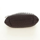 BOTTEGA VENETA INTRECCIATO Rome Hand Bag Leather Brown 162112 Auth yk20366SAV-5