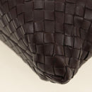 BOTTEGA VENETA INTRECCIATO Rome Hand Bag Leather Brown 162112 Auth yk20366SAV-17