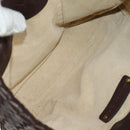 BOTTEGA VENETA INTRECCIATO Rome Hand Bag Leather Brown 162112 Auth yk20366SAV-11