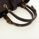 BOTTEGA VENETA INTRECCIATO Rome Hand Bag Leather Brown 162112 Auth yk20366SAV-7