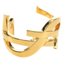SAINT LAURENT Cassandra Bracelet metal Gold Auth yk20367M-1