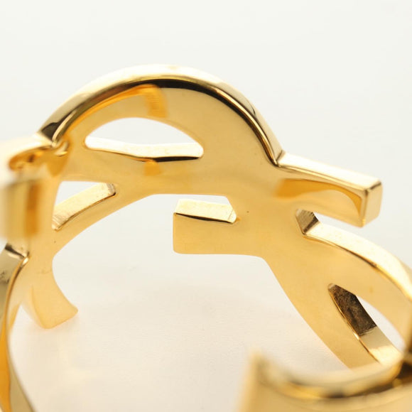 SAINT LAURENT Cassandra Bracelet metal Gold Auth yk20367M