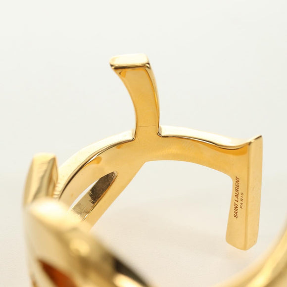 SAINT LAURENT Cassandra Bracelet metal Gold Auth yk20367M