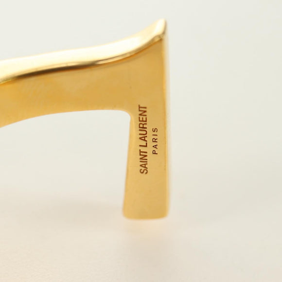 SAINT LAURENT Cassandra Bracelet metal Gold Auth yk20367M