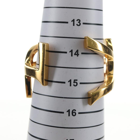 SAINT LAURENT Cassandra Bracelet metal Gold Auth yk20367M