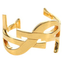 SAINT LAURENT Cassandra Bracelet metal Gold Auth yk20367M-2