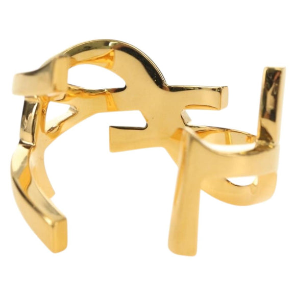 SAINT LAURENT Cassandra Bracelet metal Gold Auth yk20367M