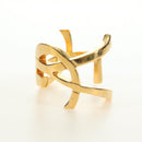 SAINT LAURENT Cassandra Bracelet metal Gold Auth yk20367M-4