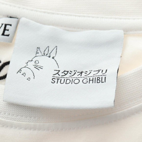 LOEWE Ghibli Chihiros Reise ins Zauberland Ohngesicht T-Shirt Polyester XL Weiß Auth yk20368M