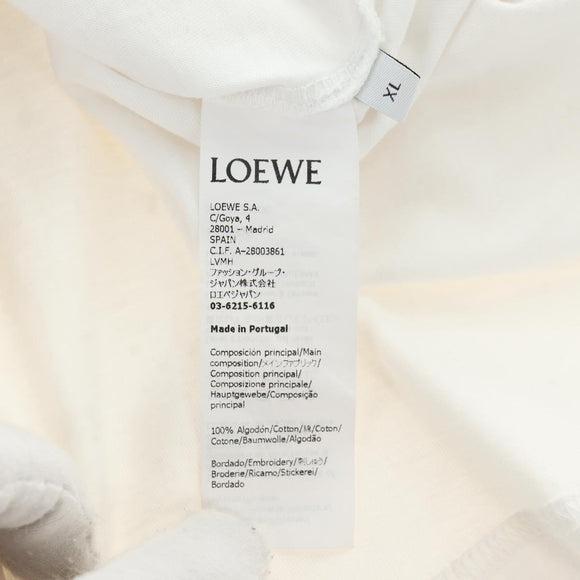 LOEWE Ghibli Chihiros Reise ins Zauberland Ohngesicht T-Shirt Polyester XL Weiß Auth yk20368M