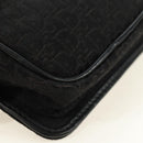 Christian Dior Trotter Canvas Body Bag Black Silver Auth yk20371SAV-10