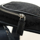 Christian Dior Trotter Canvas Body Bag Black Silver Auth yk20371SAV-21
