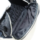 Christian Dior Trotter Canvas Body Bag Black Silver Auth yk20371SAV-22