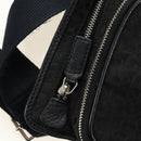 Christian Dior Trotter Canvas Body Bag Black Silver Auth yk20371SAV-23