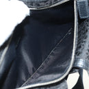Christian Dior Trotter Canvas Body Bag Black Silver Auth yk20371SAV-11