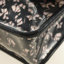 CHANEL Stern Verschluss Kette Handtasche Vinyl Schwarz Silber CC Auth yk20372SAV-11