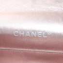 CHANEL Stern Verschluss Kette Handtasche Vinyl Schwarz Silber CC Auth yk20372SAV-17